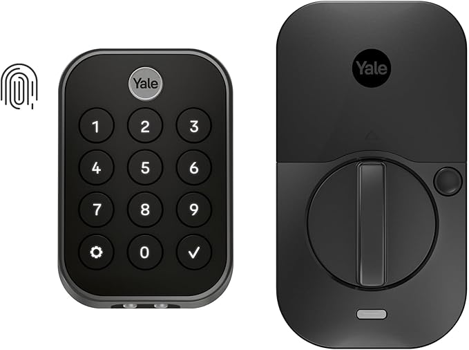 Yale Assure Lock 2 Touch Deadbolt, Oil Rubbed Bronze Key-Free Smart Entry Door Lock with Bluetooth Connected Keypad and Fingerprint Scanner for Code Entry (No Wi-Fi), YRD430-F-BLE-0BP