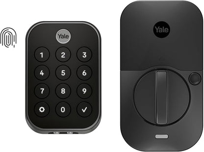 Yale Assure Lock 2 Touch Deadbolt, Oil Rubbed Bronze Key-Free Smart Entry Door Lock with Bluetooth Connected Keypad and Fingerprint Scanner for Code Entry (No Wi-Fi), YRD430-F-BLE-0BP