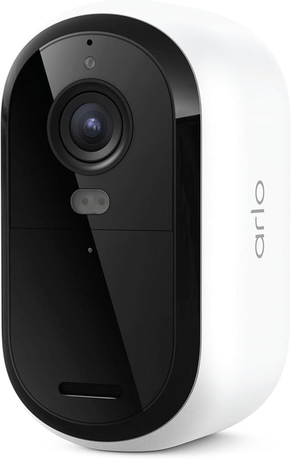 Arlo Essential Security Cameras Wireless Outdoor 2K (3rd Gen, 2025 Release) - Battery Power, Person Recognition, Package Detection, Animated Preview, 1-Month Trial of Secure Plan, 1 Cam, White
