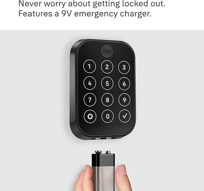 Yale Assure Lock 2 with Wi-Fi – Oil Rubbed Bronze Smart Lock for Front Door with Keypad, App Control, Backup Key, and Deadbolt – Secure Keyless Entry Door Lock, YRD450-WF1-0BP
