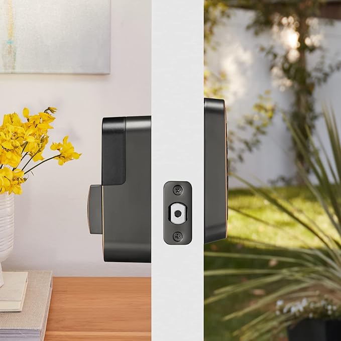 Yale Assure Lock 2 Deadbolt, Oil Rubbed Bronze Keypad Code Door Lock with Z-Wave and Back-Up Key for Front or Back Entry Door, YRD410-ZW2-0BP