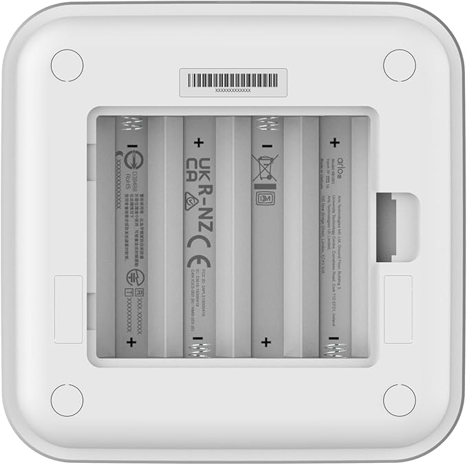 Arlo Wire-Free Keypad for Arlo Home Security System - Certified Accessory - Alarm Keypad, DIY Install, Built-in Siren, White - KB1001