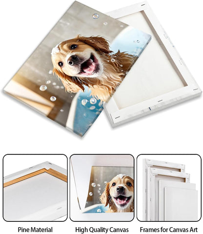 AbcCustomize Canvas Prints with Your Photos, Personalized Photo To Canvas Print for Bedroom, Living Room, Farmhouse Office Decor,Custom Canvas Wall Art for Gifts & Keepsakes, Ready to Hang