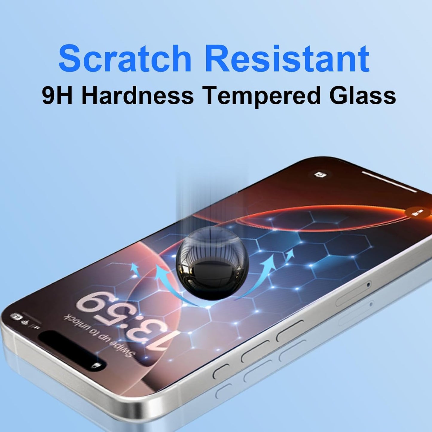 OneFish Full Edge Coverage Tempered Glass Screen Protector for IPhone 15/IPhone 14 Pro 6.1 inch, 2 Pack Edge Reinforcement, Self-Aligning Installation, Case Friendly Privacy Screen Protectors
