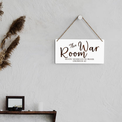 Rustic War Room Decor Christian Decor Bible Verse Wood Decor Sign Regalos Cristianos Para Mujer Scripture Printed Wood Sign Wall Art Religious Gifts Faith Based Gifts