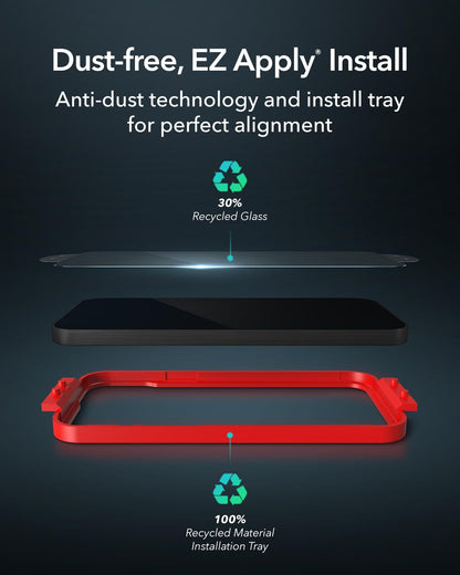 ZAGG Glass XTR3 Google Pixel 9 Pro Fold Screen Protector (Front Screen Only) - 10X Stronger with Recycled Glass, Enhanced Eyesafe Blue Light Filter, Anti-Reflective, Easy Installation