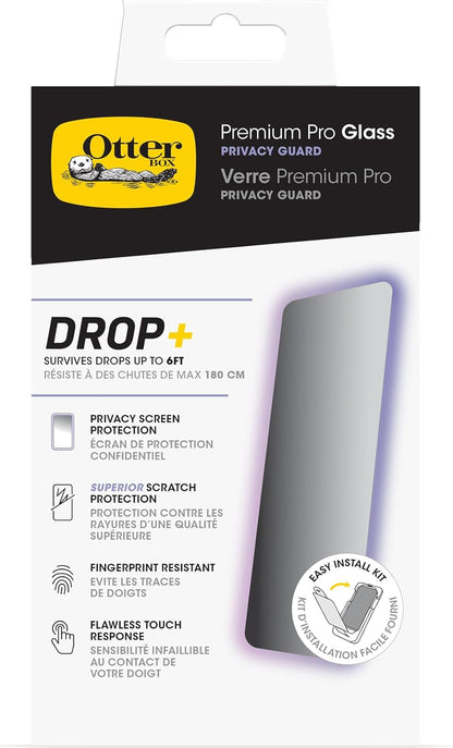 OtterBox iPhone 15 Premium Pro Glass Privacy Guard, Privacy Screen, Precision Fit, Flawless Touch Response, Easy Installation