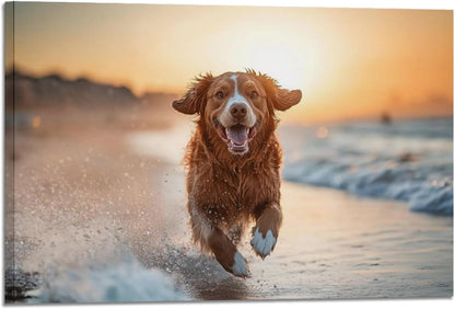 Personalized Photo Canvas Print Wall Art Custom Canvas Prints with Your Photo Customized Canvas Picture Frame Gifts for Pet Baby Family Mom Dad Men Women Couple Boyfriend Girlfriend
