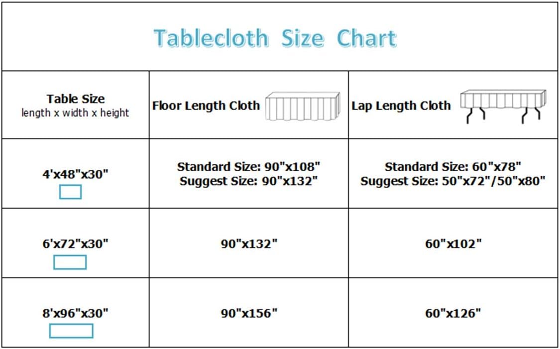 SquarePie Sequin Tablecloth 90 x 132 Inch Baby Blue Sparkly Table Linen for Wedding Party