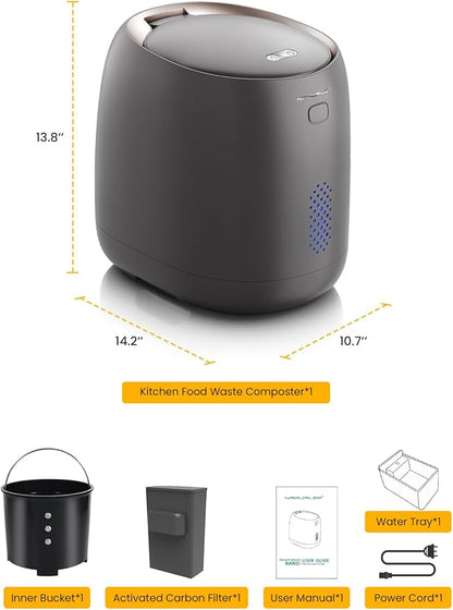 NAGUAL Echo Kitchen Composter Activated Carbon Filter