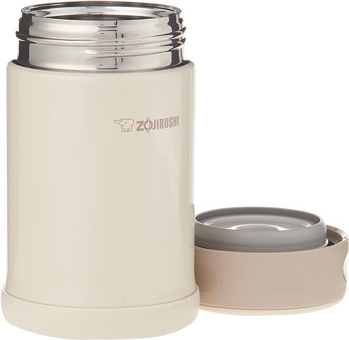Zojirushi Stainless Steel Food Jar, Medium, Cream