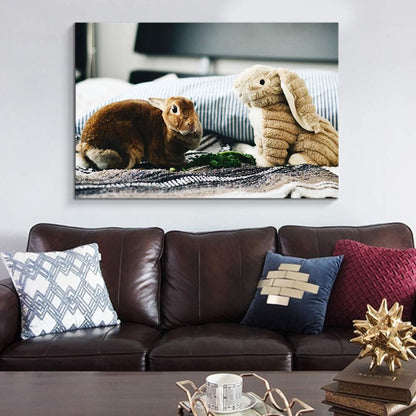 NWT Custom Canvas Prints with Your Photos for Pet/Animal, Personalized Canvas Pictures for Wall to Print Framed 11x14 inches