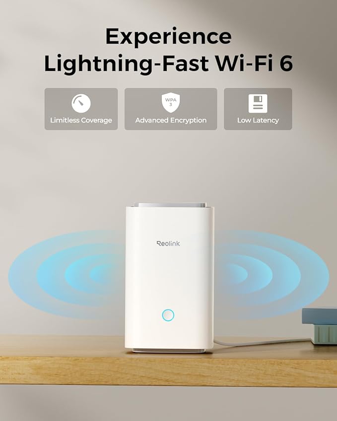REOLINK Home Hub Centralized Control for up to 8 REOLINK Battery/WiFi Security Cameras, Encryption Privacy, 2.4/5GHz WiFi, No Monthly Fee, 64GB SD Card Installed, No Third-Party Support