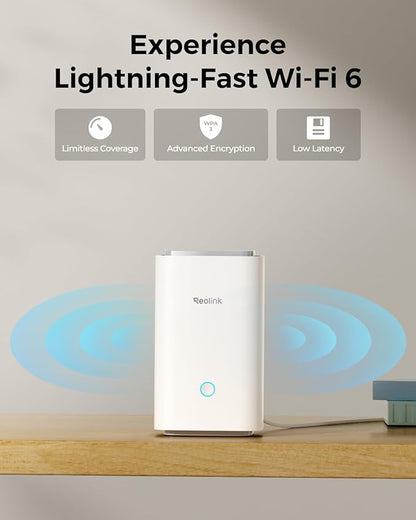 REOLINK Home Hub Centralized Control for up to 8 REOLINK Battery/WiFi Security Cameras, Encryption Privacy, 2.4/5GHz WiFi, No Monthly Fee, 64GB SD Card Installed, No Third-Party Support