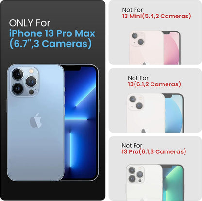 FireNova Designed for iPhone 13 Pro Max Case, Silicone [Camera Protection] Phone Case with [2 Screen Protectors], Soft Anti-Scratch Microfiber Lining Inside, 6.7 inch, Clove Purple