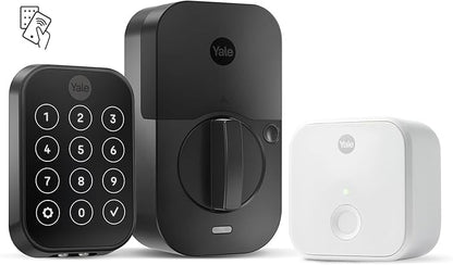 Yale Assure Lock 2 Plus Deadbolt with Wi-Fi Connect, Black Suede, for Vacation Rental Hosts, YRD450-N-CB1-BSP