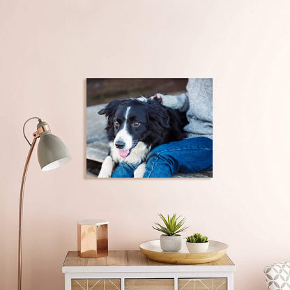 Laoife Custom Canvas Prints with Your Photos 16"x12", Canvas Photo Prints Custom, Personalized Canvas Wall Art for Office Home Bedroom Living Room Wall Decor, Gift for Father's Day Birthday Wedding