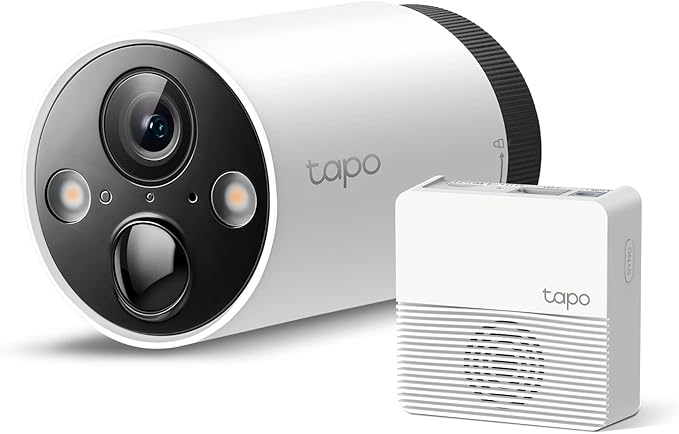Tapo TP-Link Outdoor Wireless Security Camera, 2K QHD, Color Night Vision, Starlight Sensor, Motion/Person/Vehicle Detection, 180 Day Battery, Works w/Alexa & Google Home, 1-Camera, C420S1