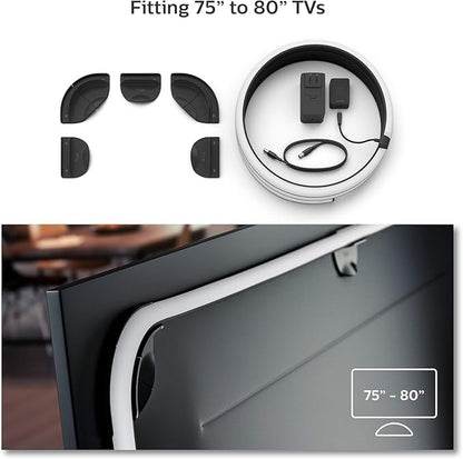 Philips Hue 75" Smart Light Strip - White and Color Ambiance LED Color-Changing TV Backlight - Sync with Television, Music, Gaming - Requires Bridge and Sync Box