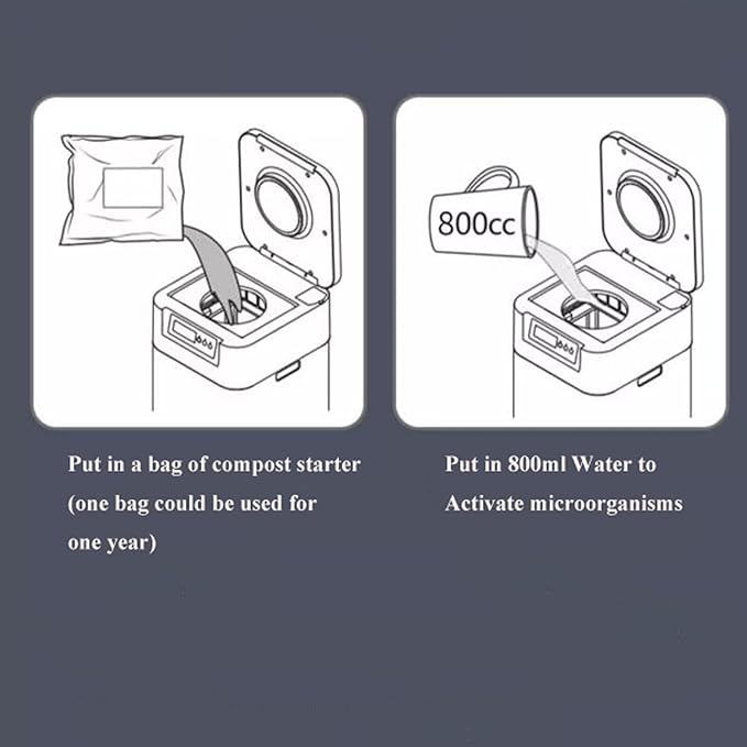Smart Garbage Kitchen composter, Electric Kitchen Compost bin, Garden Compost bin
