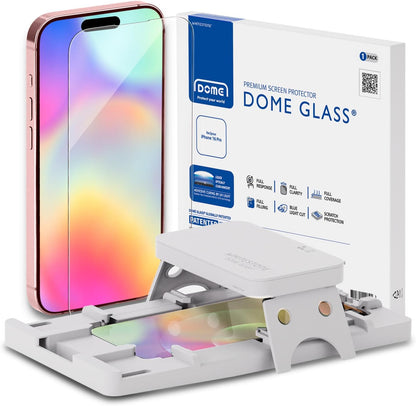 DOME GLASS Whitestone Screen Protector for iPhone 16 Series (iPhone 16 Pro)