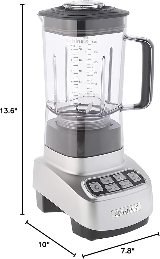 Cuisinart SPB-650P1 1 HP Blender, 7.8" x 10" x 13.6", Silver