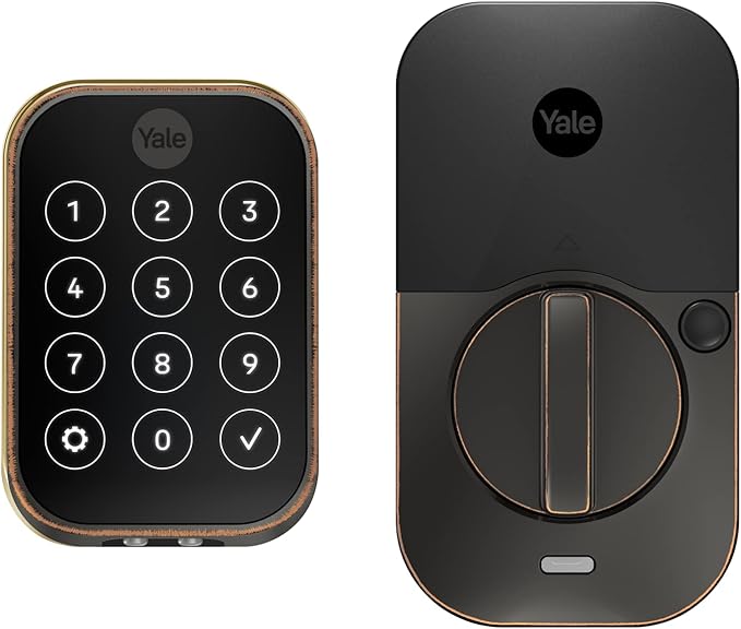 Yale Assure Lock 2 Deadbolt, Oil Rubbed Bronze Smart Keyless Entry Door Lock with with Z-Wave Connected Keypad for Code Entry, YRD450-ZW2-0BP