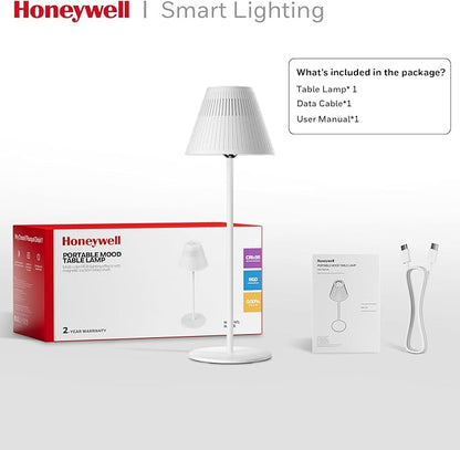 Rechargeable Table Lamps, LED Cordless Lamp with 5200mAh Battery Operated Portable M1 Sunturalux Dimmable 4Color 9RGB Touch Control Bedside Night Light for Patio Restaurant Home Dinner Dining Kitchen