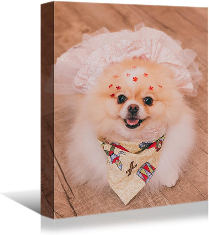 Laoife Custom Canvas Prints with Your Photos 20"x30", Canvas Photo Prints Custom, Personalized Canvas Wall Art for Office Home Bedroom Living Room Wall Decor, Gift for Father's Day Birthday Wedding