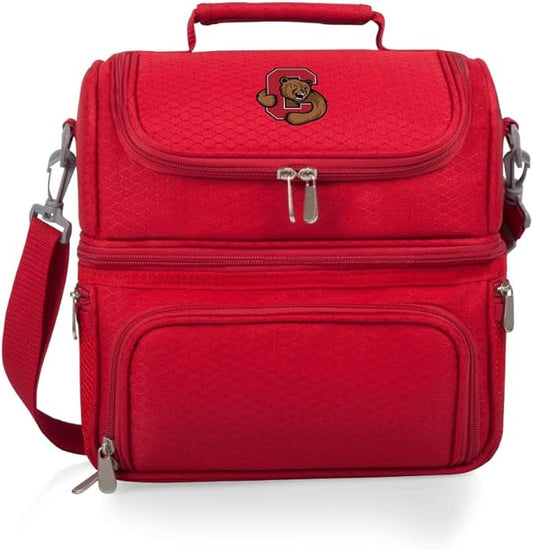 PICNIC TIME NCAA Nebraska Cornhuskers Pranzo Lunch Bag - Insulated Lunch Box with Picnic Set - Lunch Cooler Bag