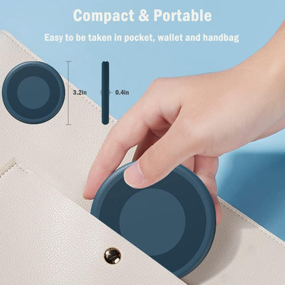 USB C Adapter OTG Kit, Multi Charging Cable Case Convertor USB C to iOS Device Type C Micro Adapter Data Transfer Contains Card Slot for Traveling, Use as Phone Holder(Midnight Blue)