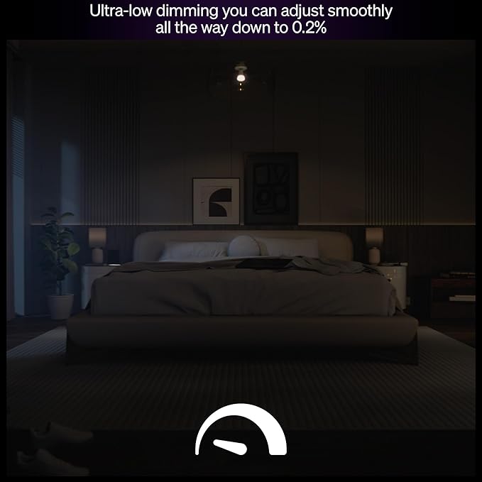 Philips Hue Smart LED A19 Bulb, White Ambiance, E26 Base, 9.5W, Full Spectrum Light 1000K-20000K, 1100 Lumens, Dimmable, Compatible with Alexa, Google Assistant, and Apple Home, 1 Pack