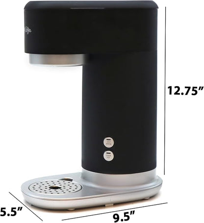 Mr. Coffee Iced Coffee Maker, Single Serve Hot and Cold Coffee Maker with 22 ounce Reusable Tumbler, Filter and Wholesalehome Cloth