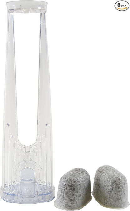 Keurig Tall Handle Water Filter Starter Kit, Comes with Handle and 2 Replacement Water Filters, Compatible with Select Keurig Coffee Makers (Pack of 6)