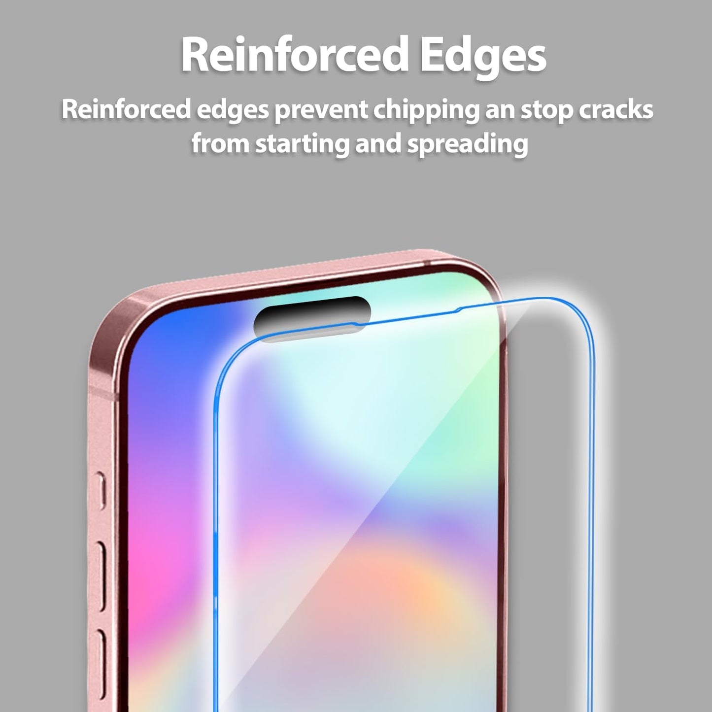 DOME GLASS Whitestone Screen Protector for iPhone 16 Series (iPhone 16)