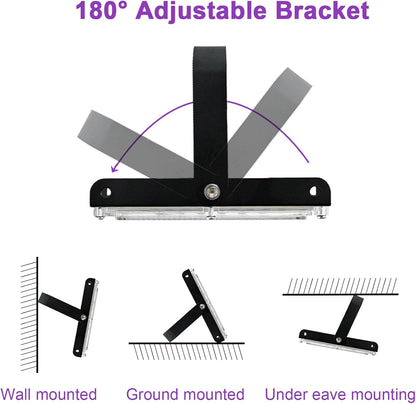 2 Pack 300W Black Lights, Blacklight Flood Light with Plug and Switch,for Glow Party, Black Light Party, Halloween, Body Paint, Neon Glow, Fluorescent Poster, Stage Lighting
