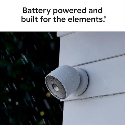 Google Nest Cam Outdoor or Indoor, Battery - 2nd Generation - 6 Pack