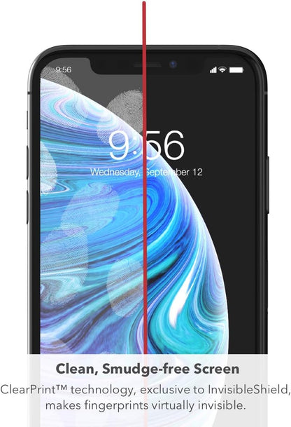 ZAGG InvisibleShield Glass Elite Screen Protector - Made for Apple iPhone 11 - Case Friendly Screen - Impact & Scratch Protection (200103913)