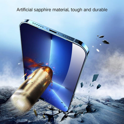 PERFECTSIGHT Sapphire Anti Blue Light Screen Protector Designed for iPhone 13 Pro/iPhone 13, [Medical-Grade Eye Protection] HD Filter 6 Radiations Shatterproof Diamond Hard Tempered Glass (6.1 inch)