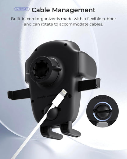 iOttie Easy One Touch Advanced Air Vent Car Phone Mount - Universal Cell Phone Holder for iPhone, Google, Samsung, Moto, LG, and All Other Smartphones