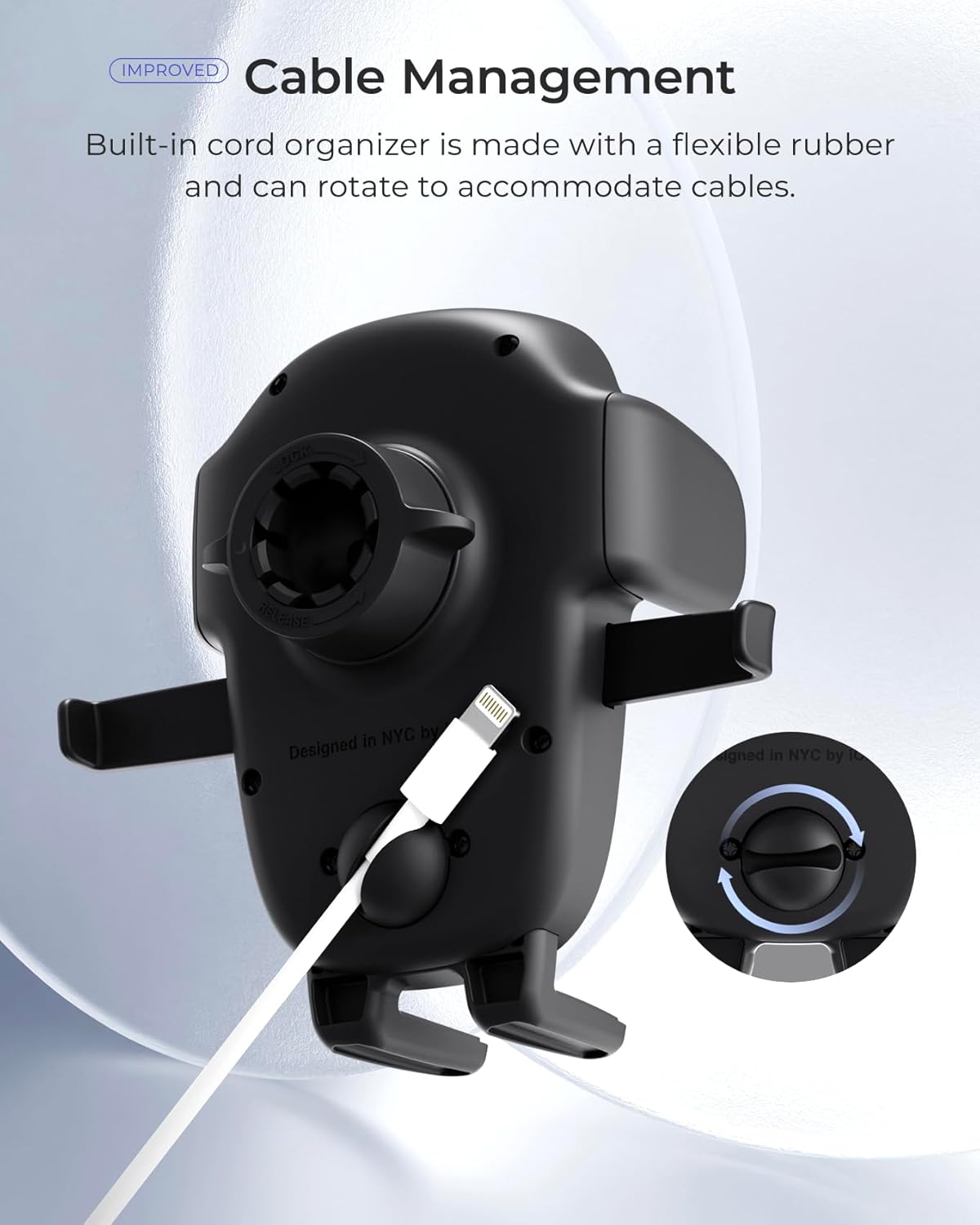 iOttie Easy One Touch Advanced Universal Car Mount Dashboard & Windshield Suction Cup Phone Holder for iPhone Samsung, Google, All Smartphones