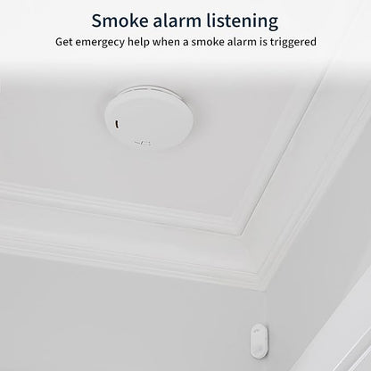 Arlo All-in-One Sensor - 8 in 1 with Open/Close Detection, Motion Sensor, Water Leak Detection, Freeze Detection, Tilt Detection, Smoke Alarm Listening, CO Alarm Listening - 1 Pack, Add-On, MS1001