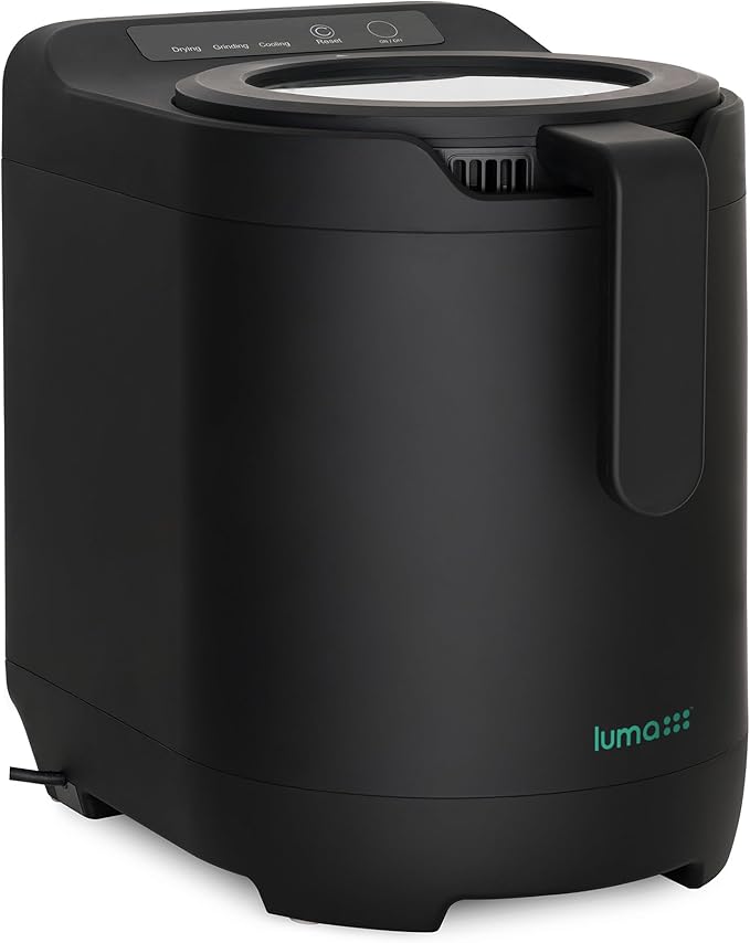 Luma® by Newair Electric Composter for Kitchen | 2.5L Odorless Kitchen Composter | Dishwasher Safe Indoor Compost Machine | 90% Volume Reduction in 3-6 Hours