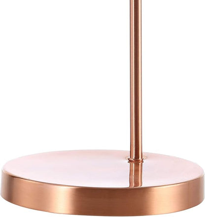 JONATHAN Y 18" Copper Metal LED Task Lamp, Modern Industrial Adjustable Desk Lamp with Swinging Shade for Home Office or Bedroom, UL Listed, LED Bulb Included JYL6112A