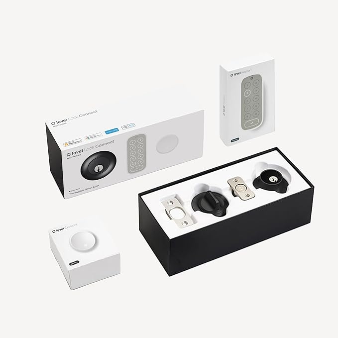 Lock (WiFi) + Keypad – Previous Model (Matte Black)