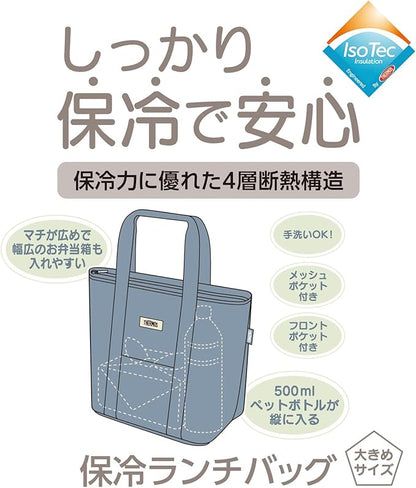 Thermos RFF-0071 ASB Insulated Lunch Bag, 1.7 gal (7 L), Ash Blue