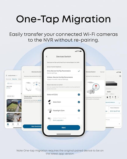 eufy Wi-Fi Module, Exclusive for eufy PoE NVR System, Supports Up to 16 eufy Wi-Fi Cameras, Video Doorbells and 32 eufy Sensors, Unified Security Integration, Refer to Compatibility List Below