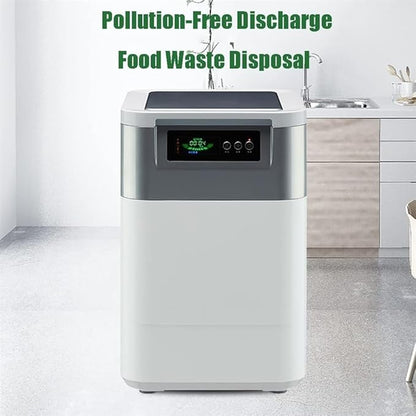 Smart Waste Kitchen Composter, Electric Kitchen Composter, 3L Home and Kitchen Composting Bin, Countertop Automatic Food Waste Cycler, Turn Garbage to Compost with Single Button ( Color : Grey )