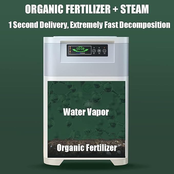 Smart Electric Composter Kitchen, Automatic Food Cycler, Indoor Food Composter, Suitable for Countertop, Counter, Indoor