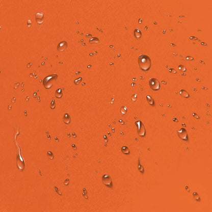 SuperO Waterproof Spandex Table Cover for 8FT Table Universal Fitted Stretch Tablecloth for Party, Banquet, Wedding and Events-Orange